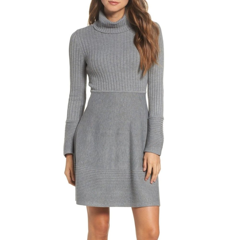 Eliza J Turtleneck Sweater Dress - L/12